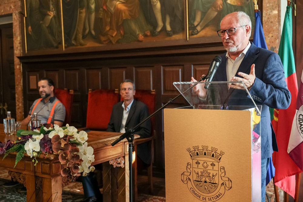 Receção ao Vitória Futebol Clube - Celebração da conquista do título distrital - homenagem da Câmara Municipal