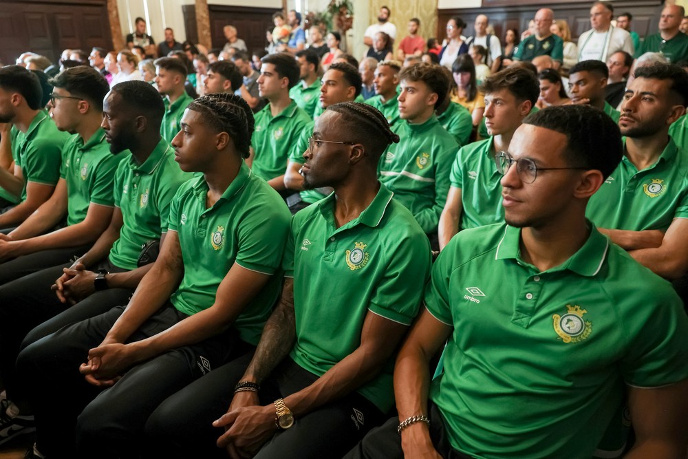 Receção ao Vitória Futebol Clube - Celebração da conquista do título distrital - homenagem da Câmara Municipal