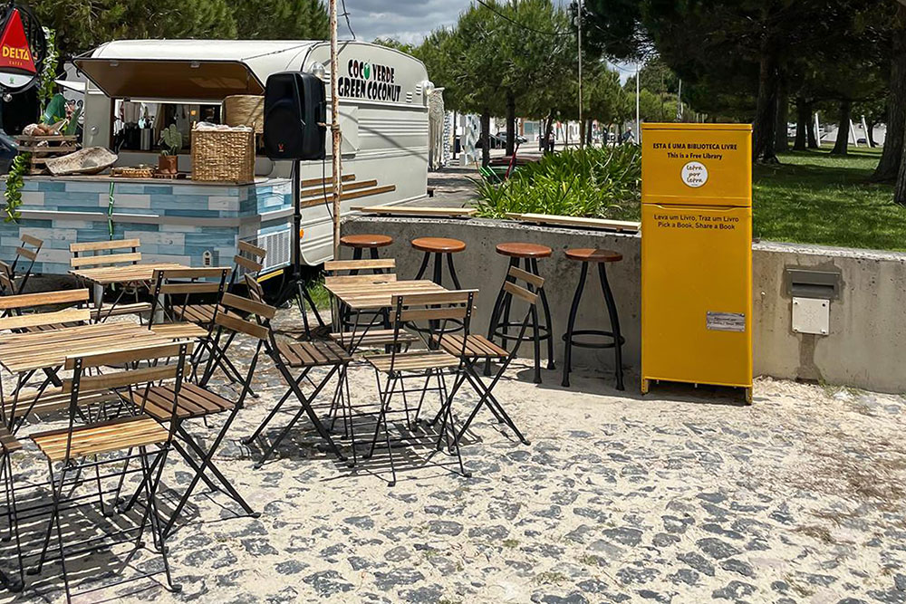 Biblioteca Livre - praia da Saúde