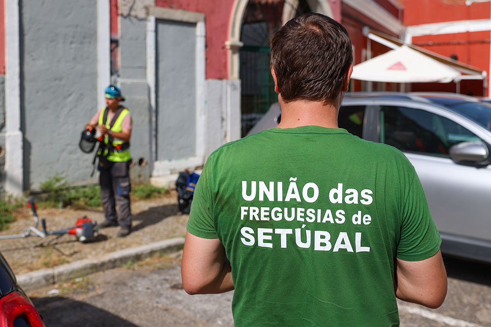 Ação de deservagem da União das Freguesias de Setúbal 2025