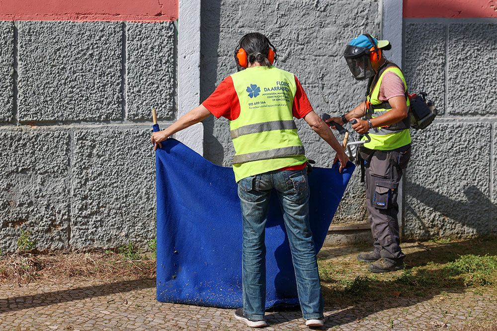 Ação de deservagem da União das Freguesias de Setúbal 2025