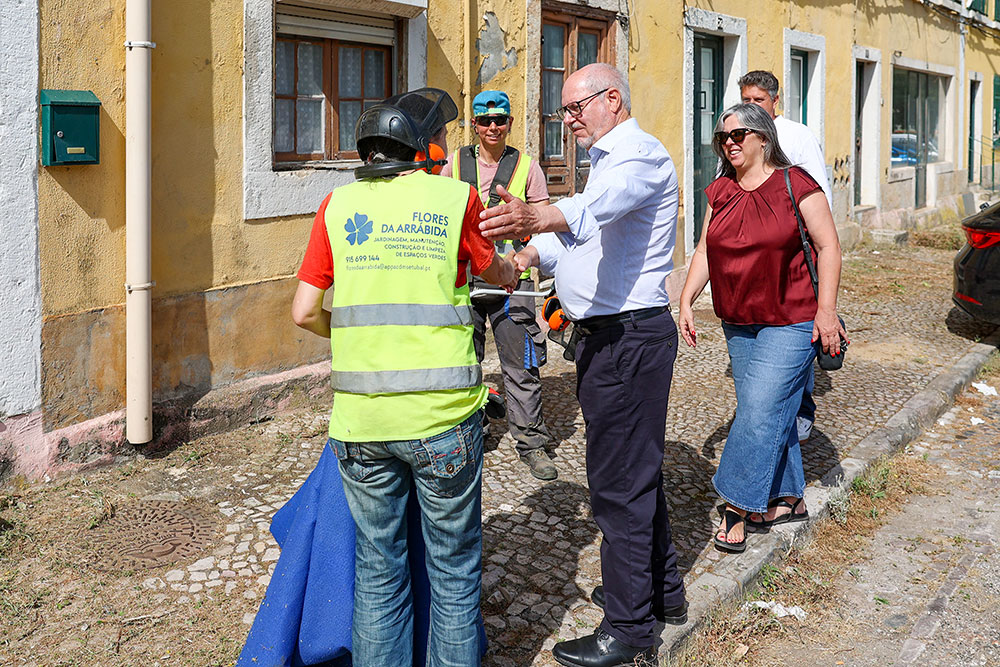 Ação de deservagem da União das Freguesias de Setúbal 2025