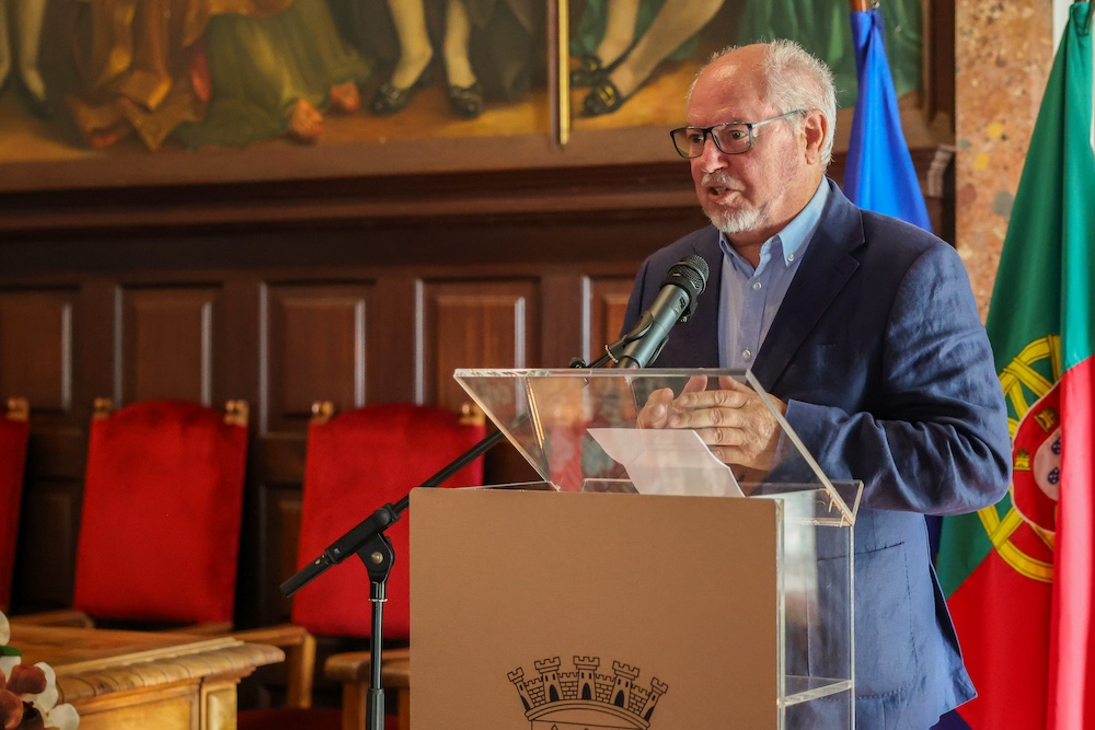 Homenagem ao arquiteto João Luís Carrilho da Graça - Presidente da Câmara, André Martins