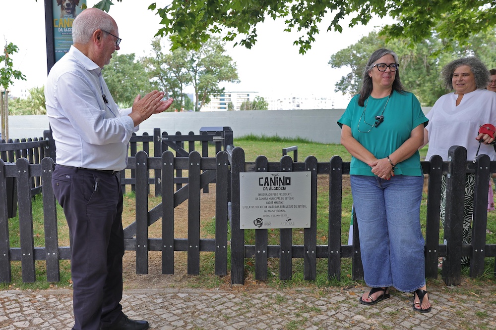 Fátima Silveirinha referiu que este projeto alia o bem-estar dos amigos de quatro patas à sustentabilidade ambiental