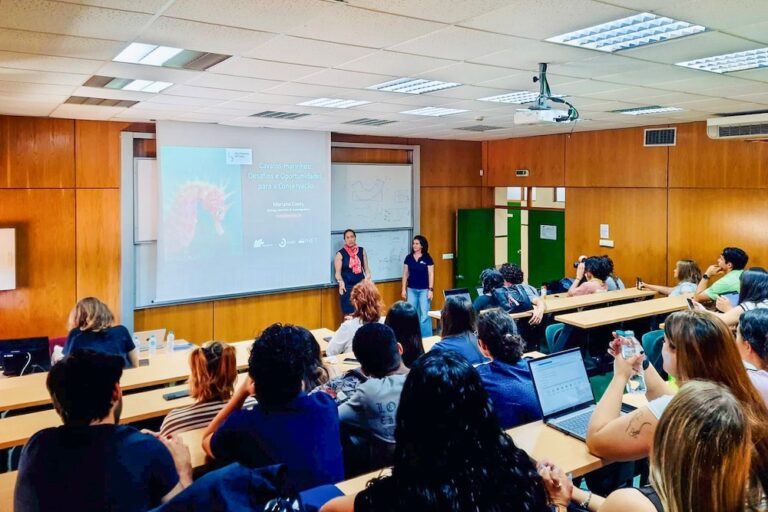 Aula aberta das Jornadas de Ambiente de Setúbal ensina sobre cavalos-marinhos