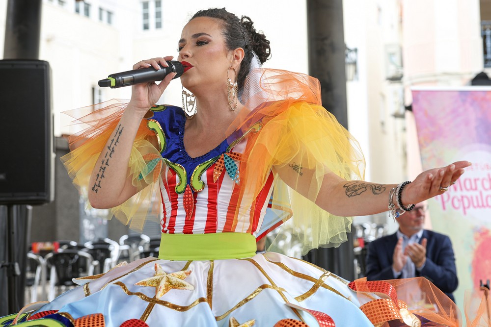 Durante o evento, Inês Pereira interpretou a Grande Marcha de 2025, "Setúbal das Salinas".