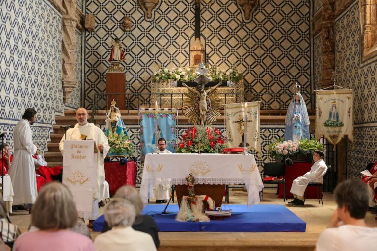 Missa e bênção da nova imagem do Senhor Jesus do Bonfim na Igreja do Convento de Jesus