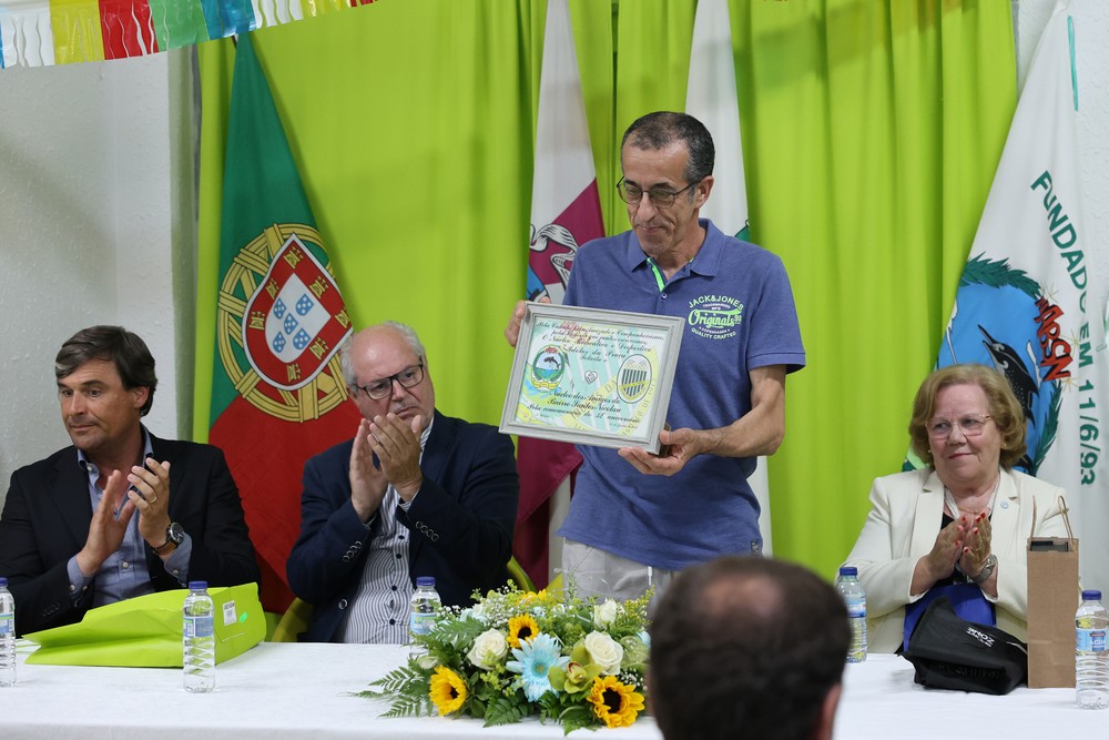 A cerimónia de aniversário da coletividade contou com a presença de representantes de muitas associações do concelho