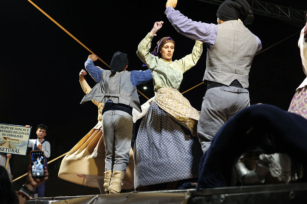 O encontro folclórico contou com apresentações dos ranchos de Canela, de São Bartolomeu de Messines, da Freguesia de Pussos, dos Fazendeiros de Montemor-o-Novo e da formação anfitriã