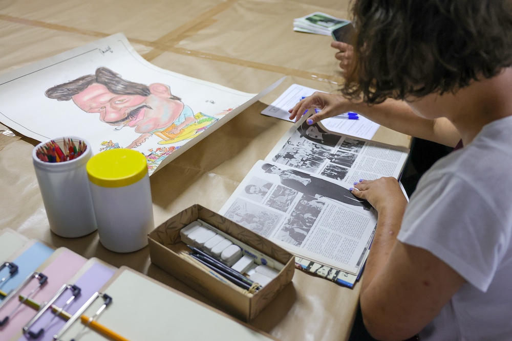 Caricaturas de Manuel Guimarães na Casa das Imagens