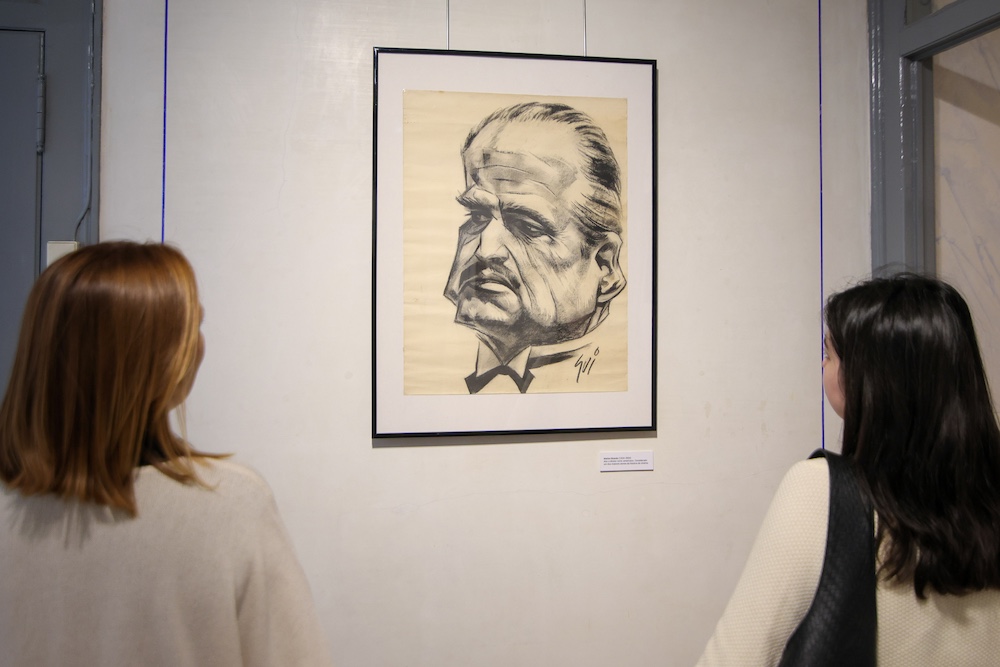 Caricaturas de Manuel Guimarães na Casa das Imagens