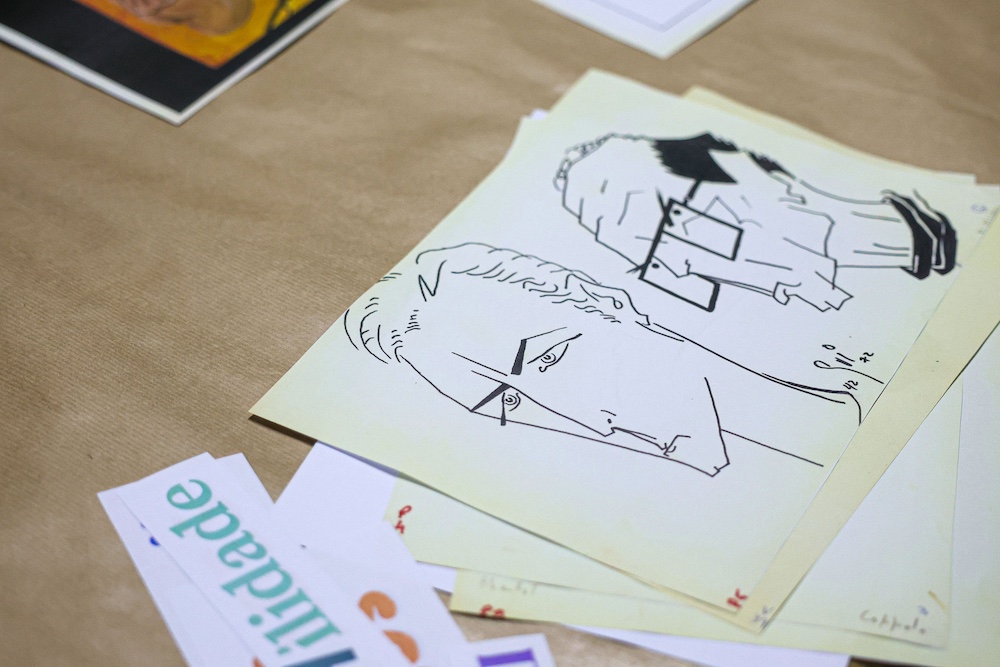 Caricaturas de Manuel Guimarães na Casa das Imagens