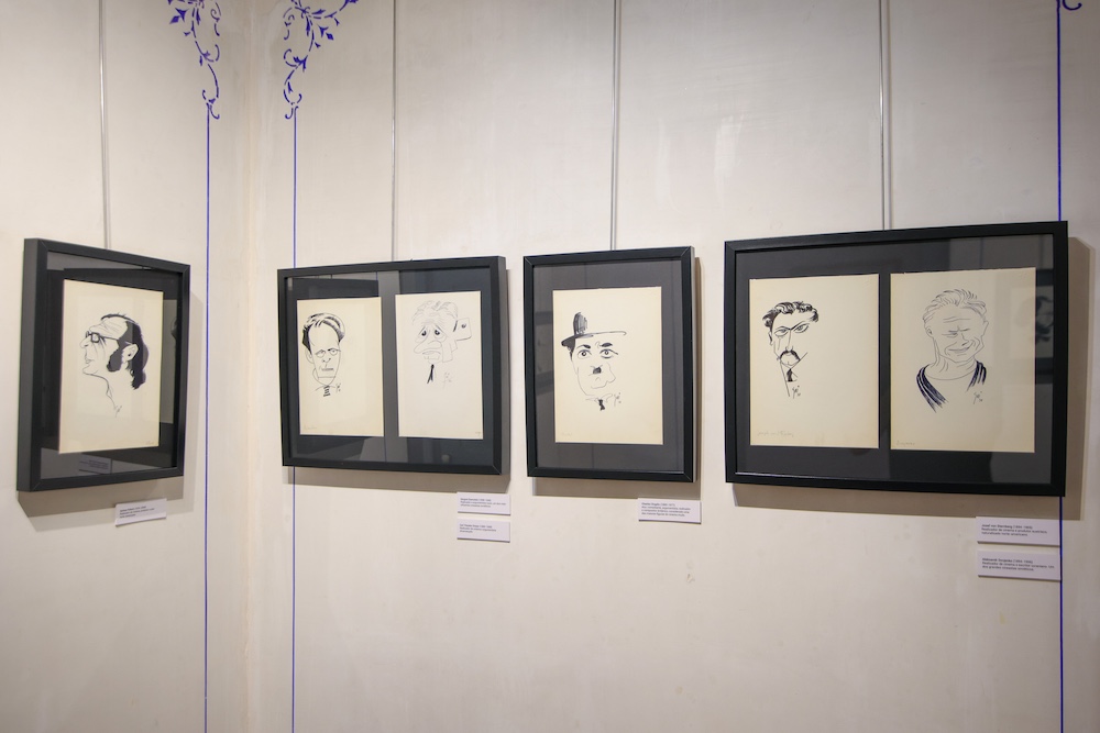 Caricaturas de Manuel Guimarães na Casa das Imagens