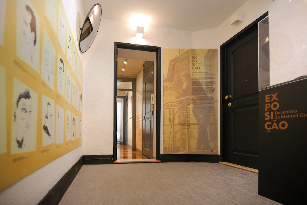 Caricaturas de Manuel Guimarães na Casa das Imagens