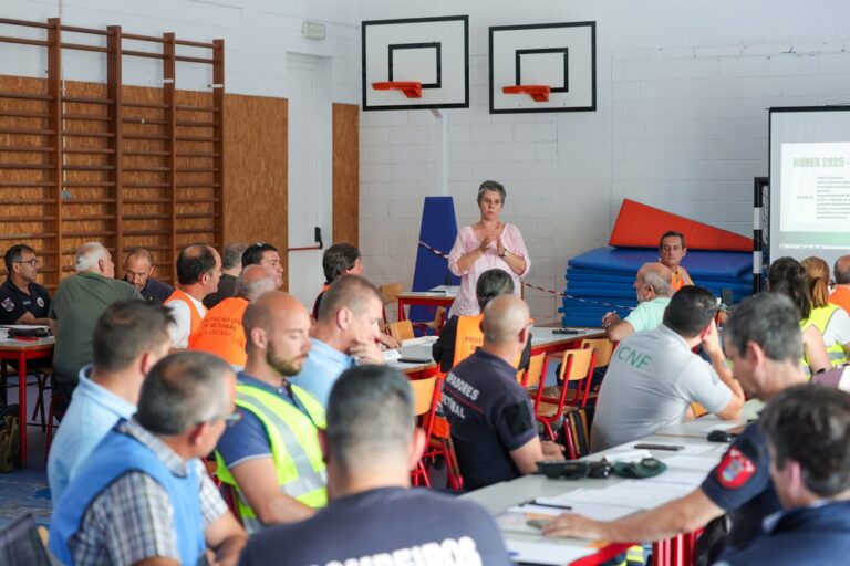 Carla Guerreiro enalteceu a importância do exercício para testar procedimentos rotineiros e adequar as respostas em caso de uma ocorrência real