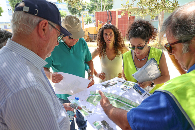 Visita a obras na freguesia do Sado