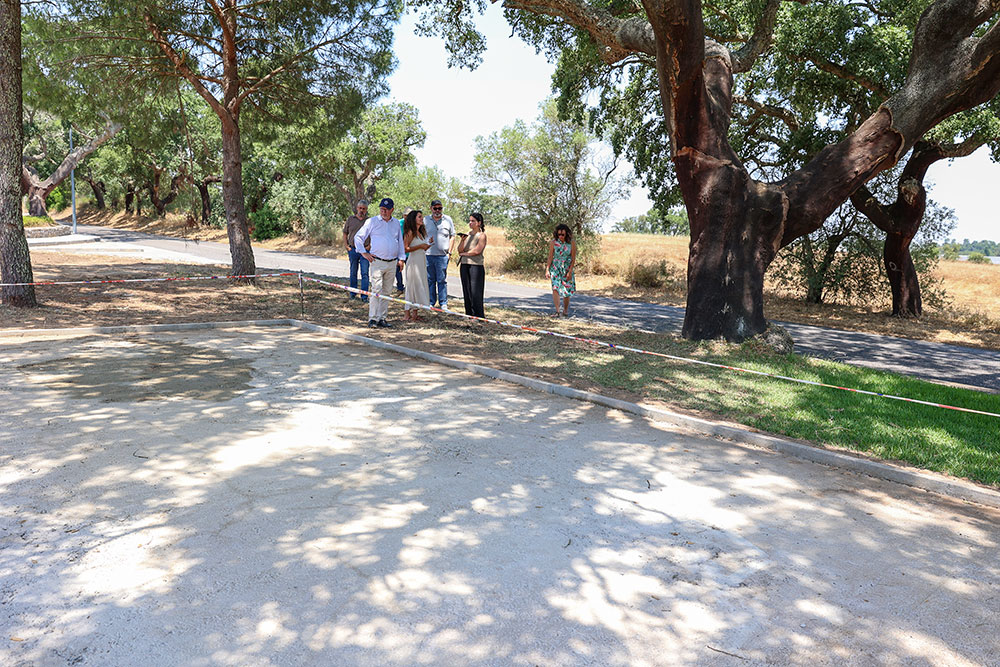 Visita a obras na freguesia do Sado