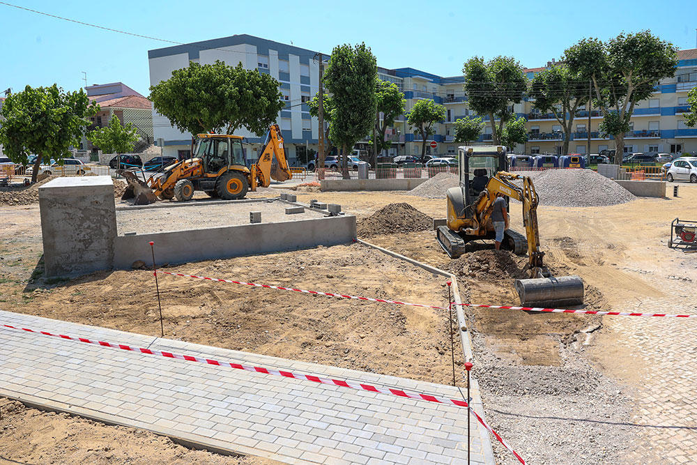 Visita a obras na freguesia do Sado