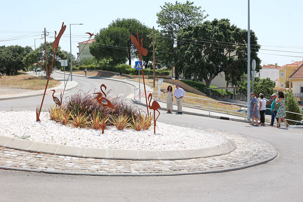 Visita a obras na freguesia do Sado