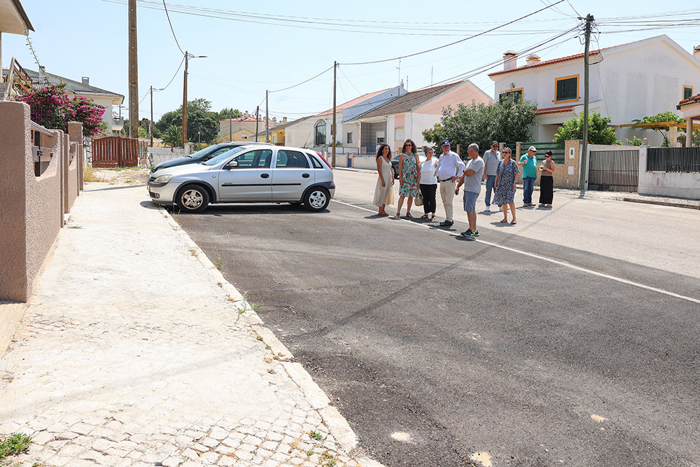 Visita a obras na freguesia do Sado