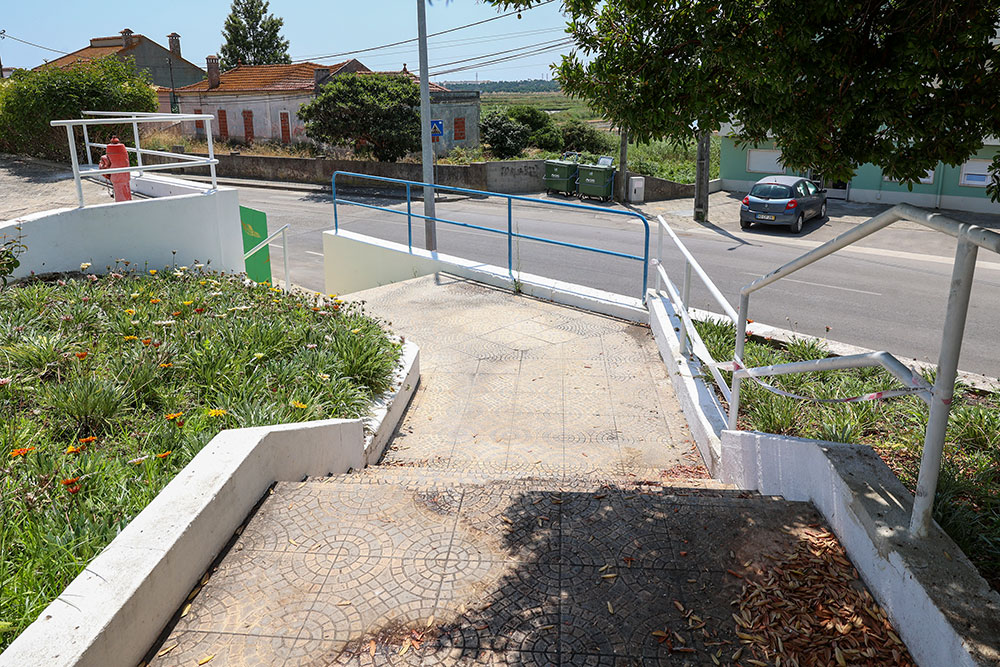 Visita a obras na freguesia do Sado