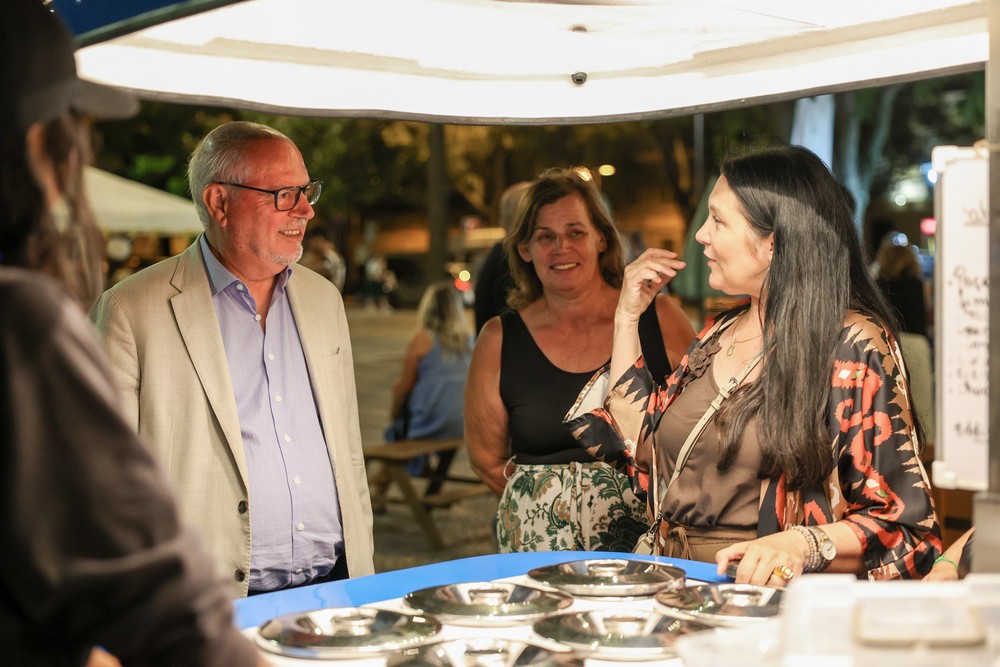 André Martins, na companhia da vereadora Rita Carvalho, destacou a importância do evento para a promoção turística do concelho