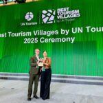 Sérgio Mateus e Carla Russo receberam o prémio, em representação da Câmara Municipal de Setúbal