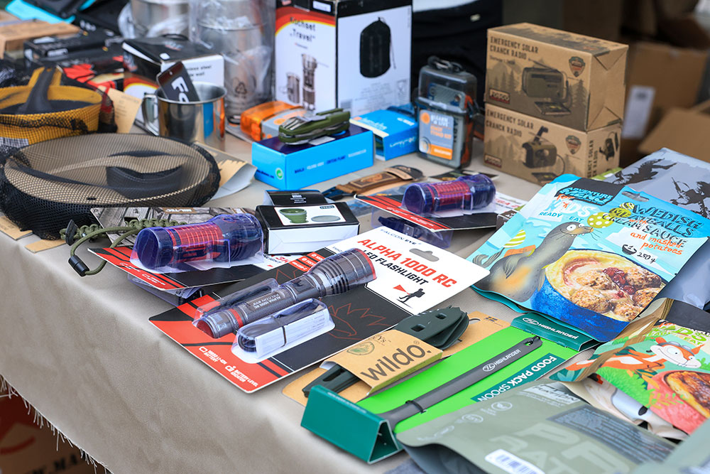 O evento contou ainda com uma mostra, relacionada com segurança, preparação e autossuficiência