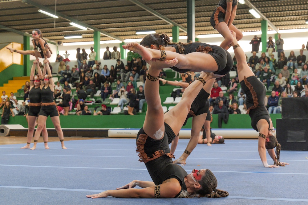 Espetáculo teve atuações de classes de ginástica, ballet, tumbling, rítmica, trampolins, hip-hop, acrobática e dança jazz