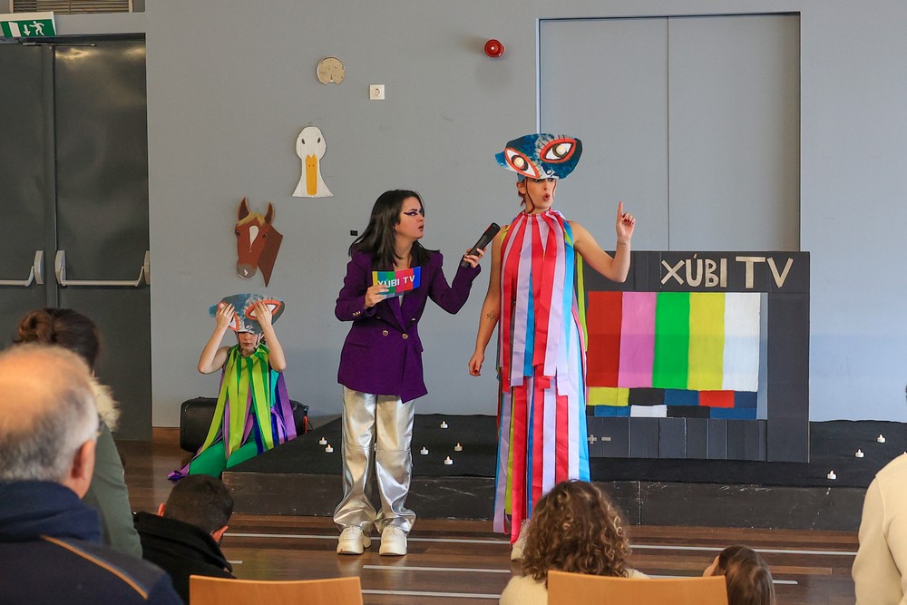 Ópera para bebés “Os Xúbis”, com direção artística de Jorge Salgueiro e coreografia por Iolanda Rodrigues, e interpretações pelas cantoras Constança Melo, Maria do Mar e Mariana Chaves