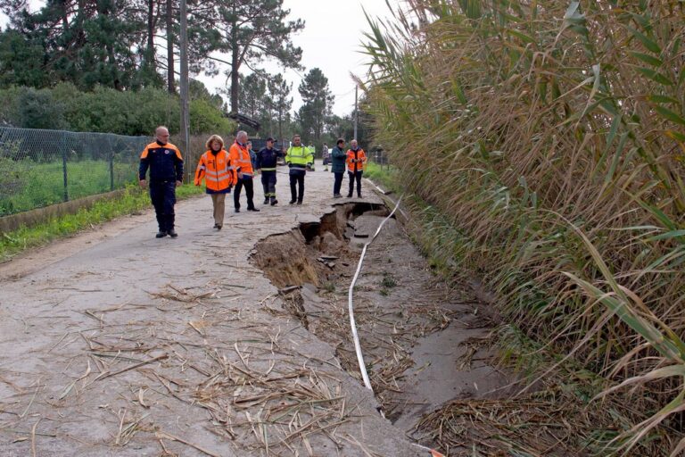 Executivo avaliou danos provocados pela tempestade Kristin