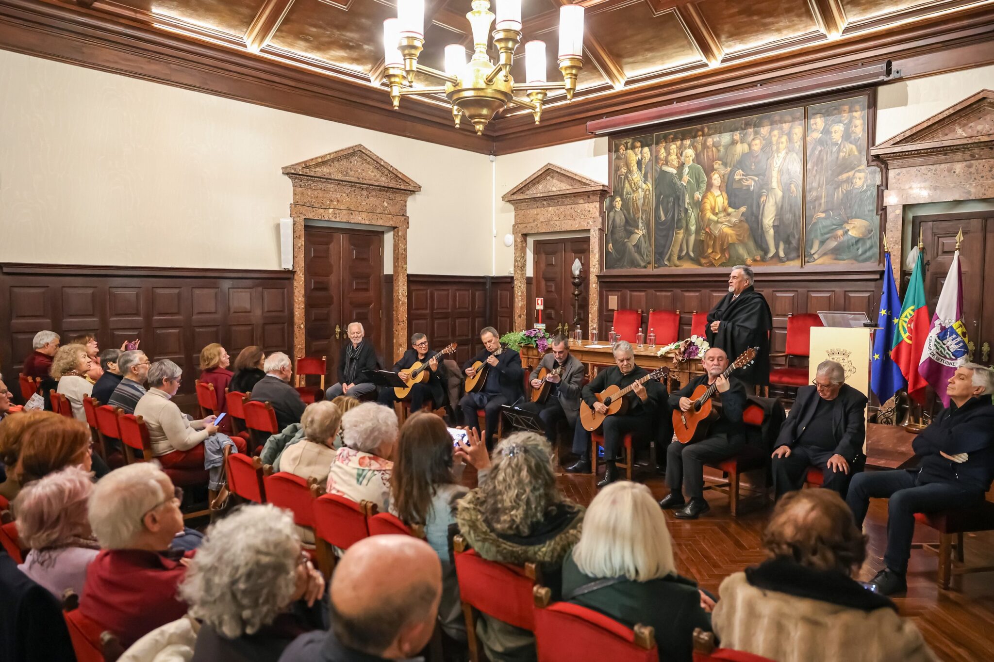A iniciativa foi promovida pelo Núcleo de Poesia de Setúbal com o apoio da Câmara Municipal de Setúbal com a Associação José Afonso