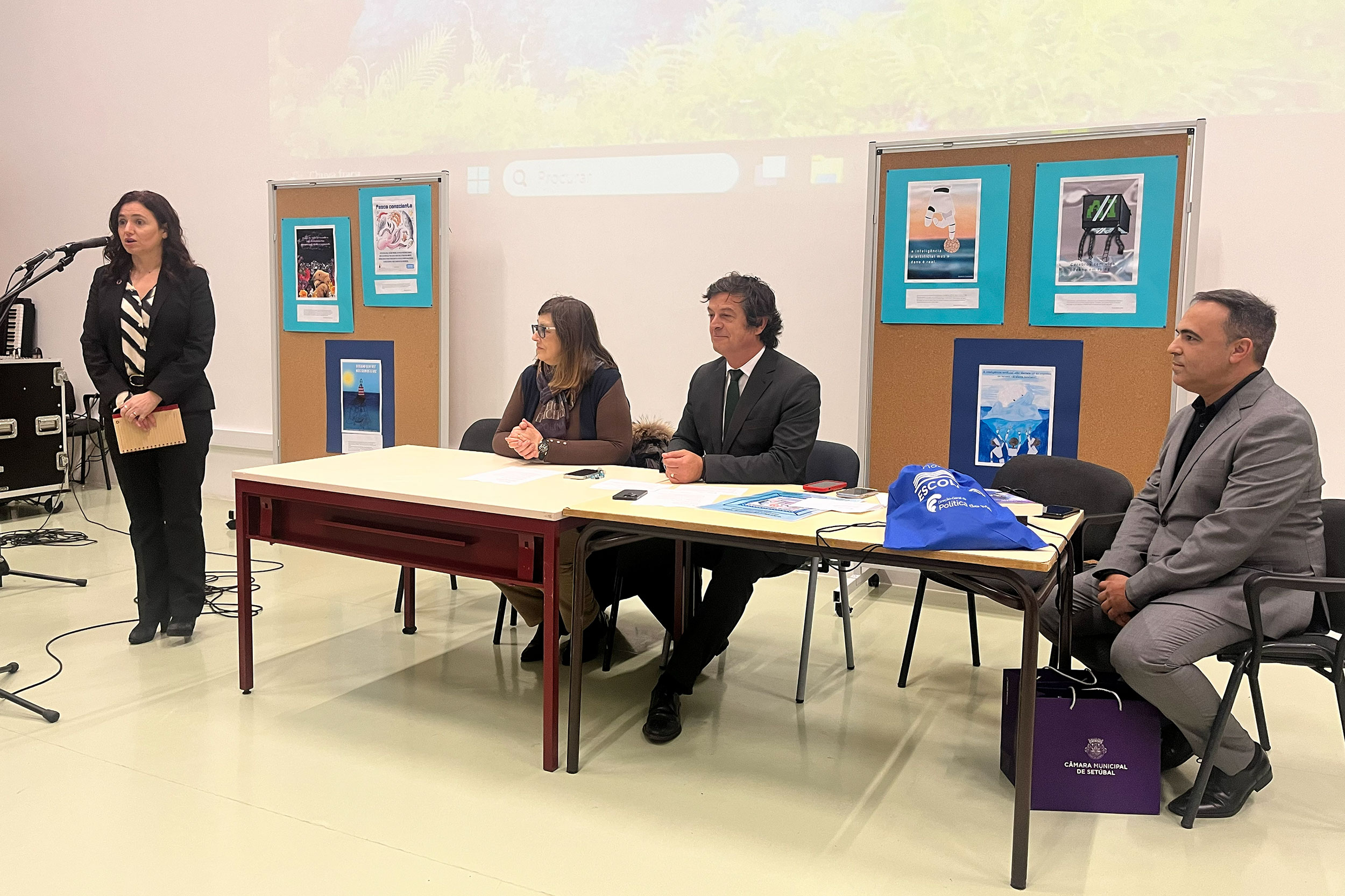 Visita do secretário de Estado das Pescas e do Mar, Salvador Malheiro