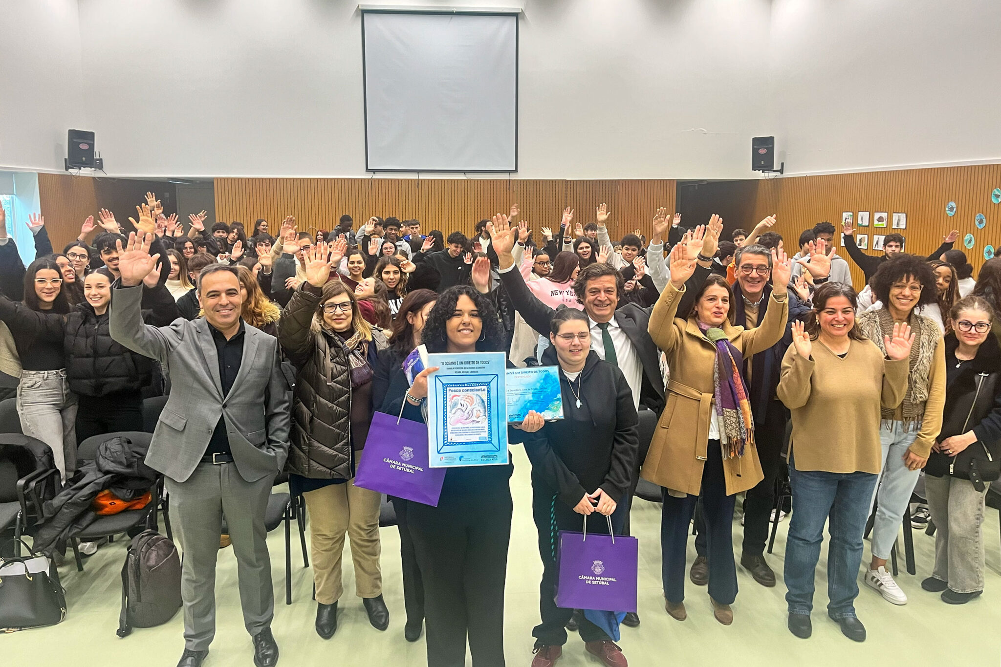 Entrega de prémios do concurso “O Oceano é um Direito de Todos”