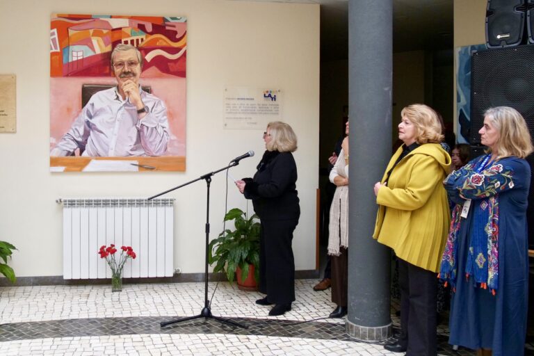 A cerimónia, realizada no Centro Comunitário du Bocage, evocou o antigo dirigente, Sertório Herrera