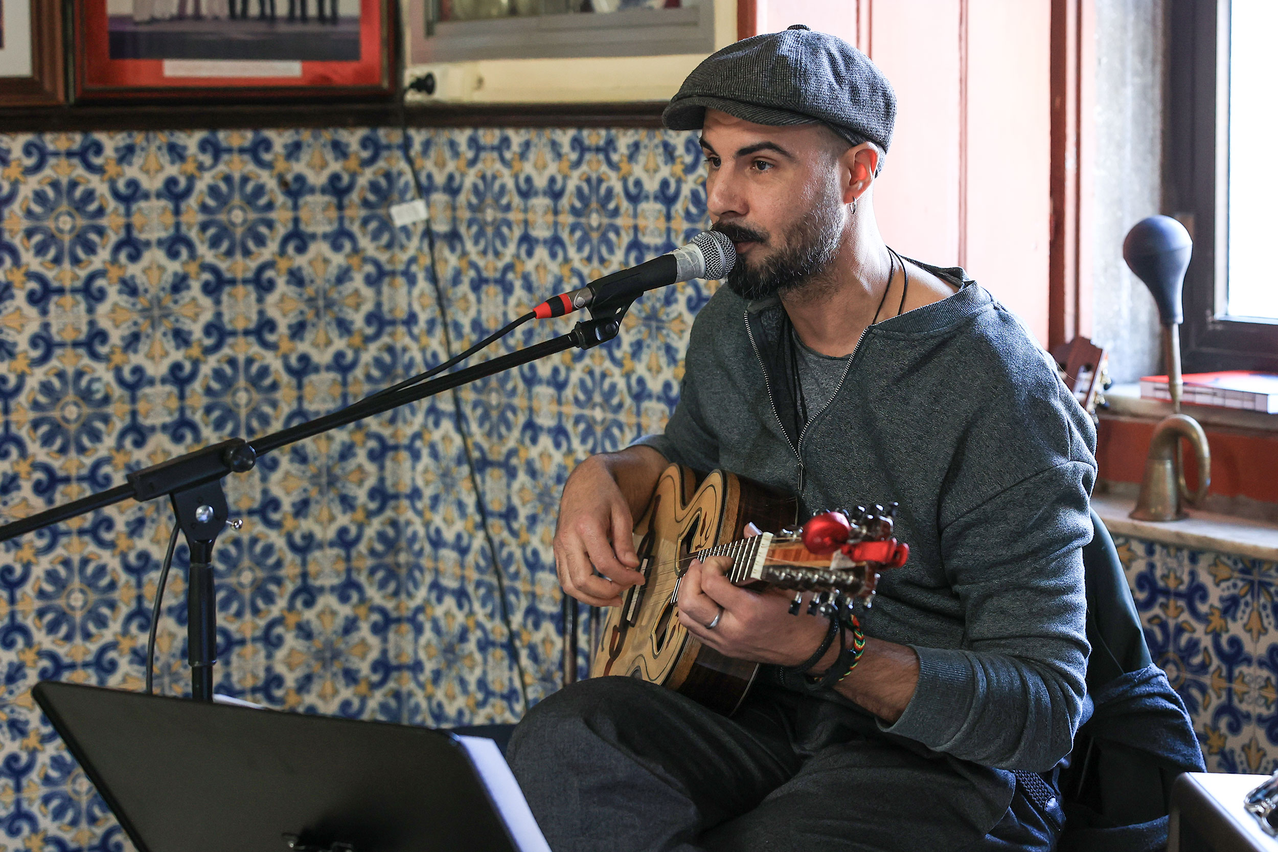O evento contou com um apontamento musical por João Mota
