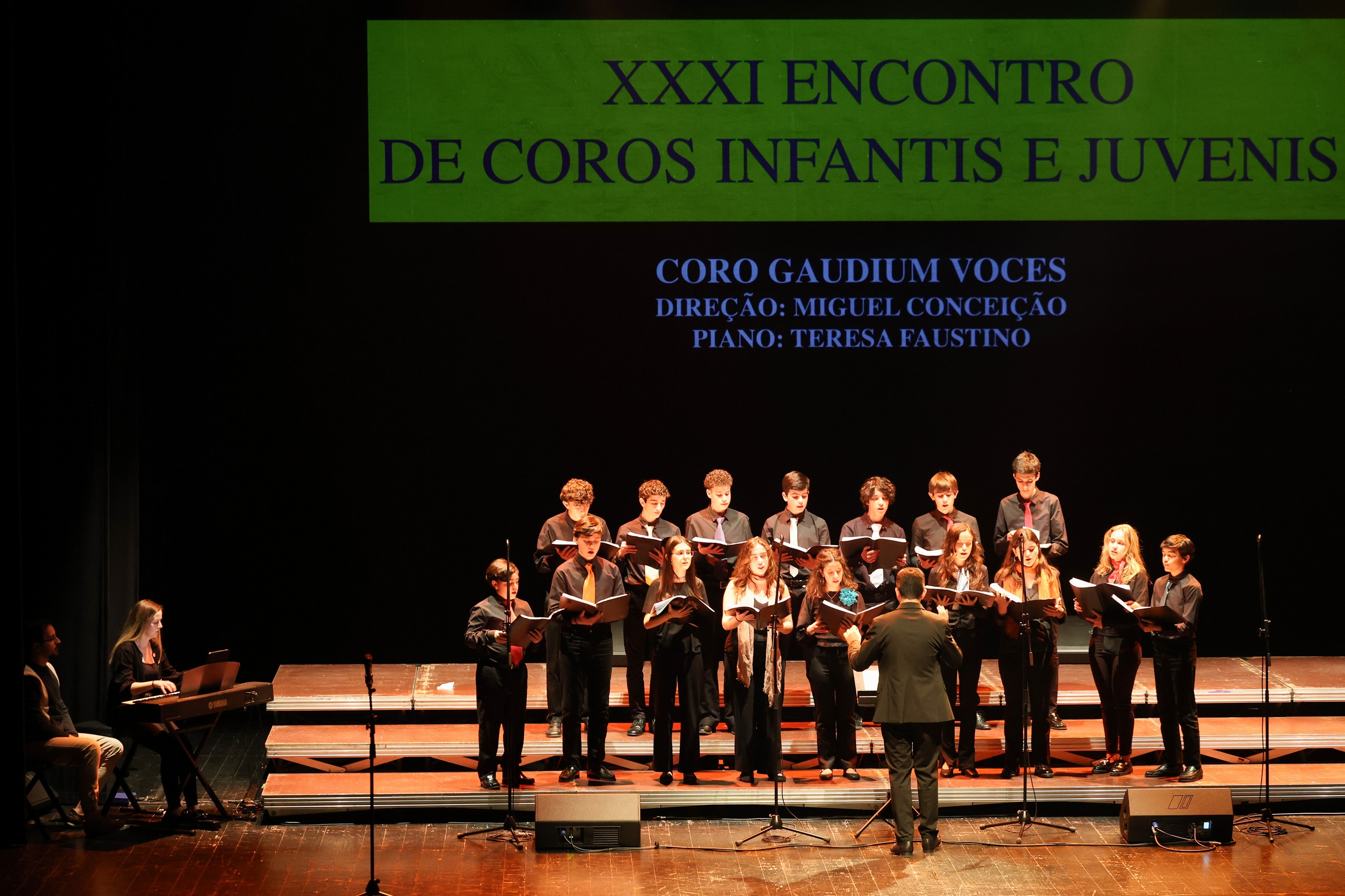 O espetáculo foi marcado pela diversidade de reportórios e pela expressividade em palco