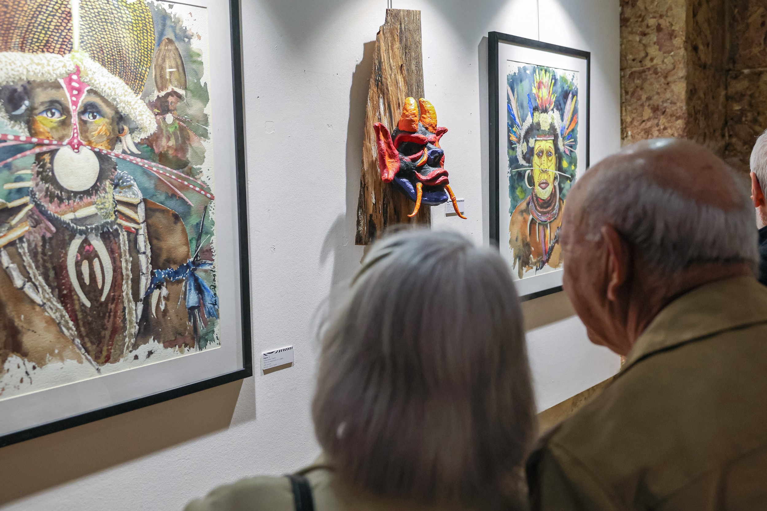 Exposição coletiva de pintura “Etnias”, com obras de Fernanda Vaz, José Devesa, Luís Dias, Sandra dos Santos e Susana Estrela