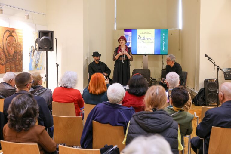 “Casa da Poesia – O que falam os nossos poetas”, com declamação de textos de Fernando Pessoa, Florbela Espanca e Eugénio de Andrade
