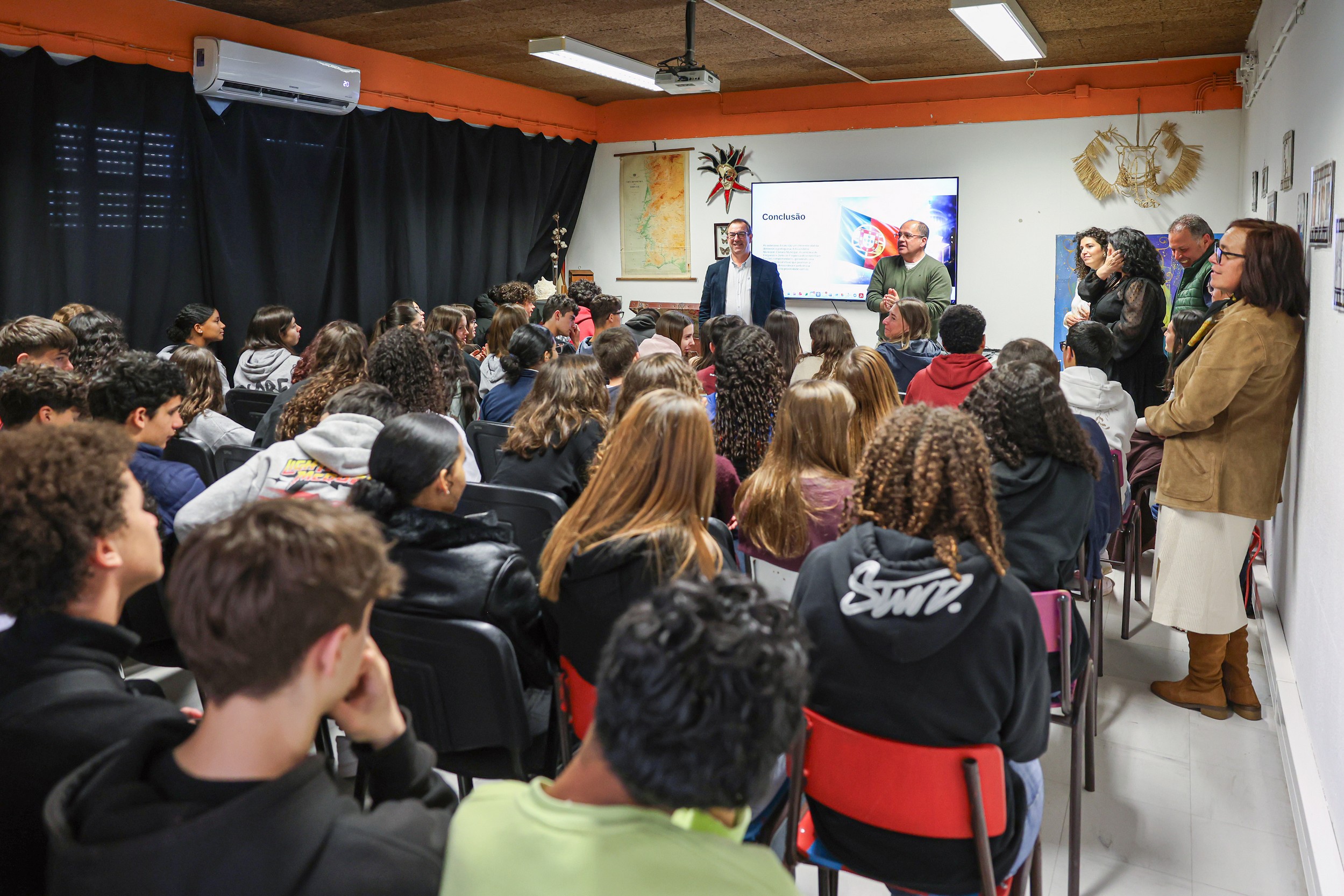 Um total de 164 alunos foi envolvido na iniciativa dinamizada em contexto escolar no âmbito da disciplina de Cidadania e Desenvolvimento