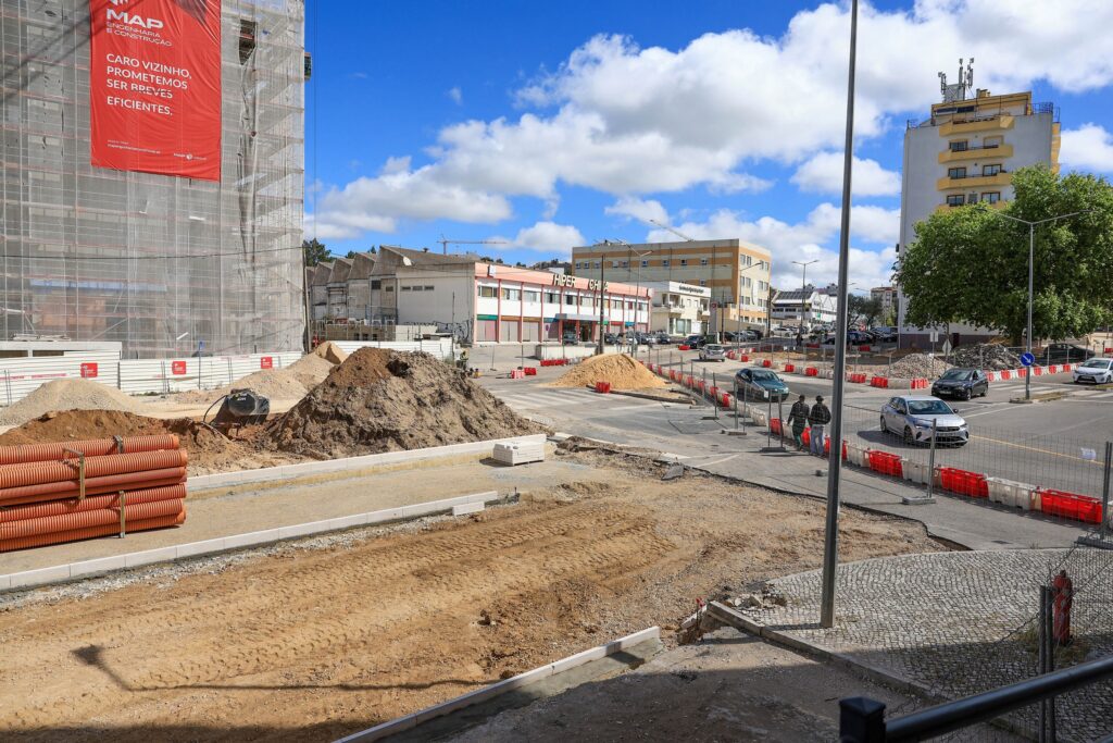 Beneficiação do espaço público na Avenida do Alentejo