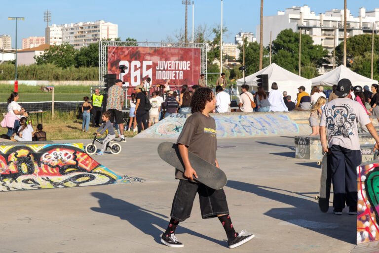 A(Linha) no Skate Parque de Setúbal
