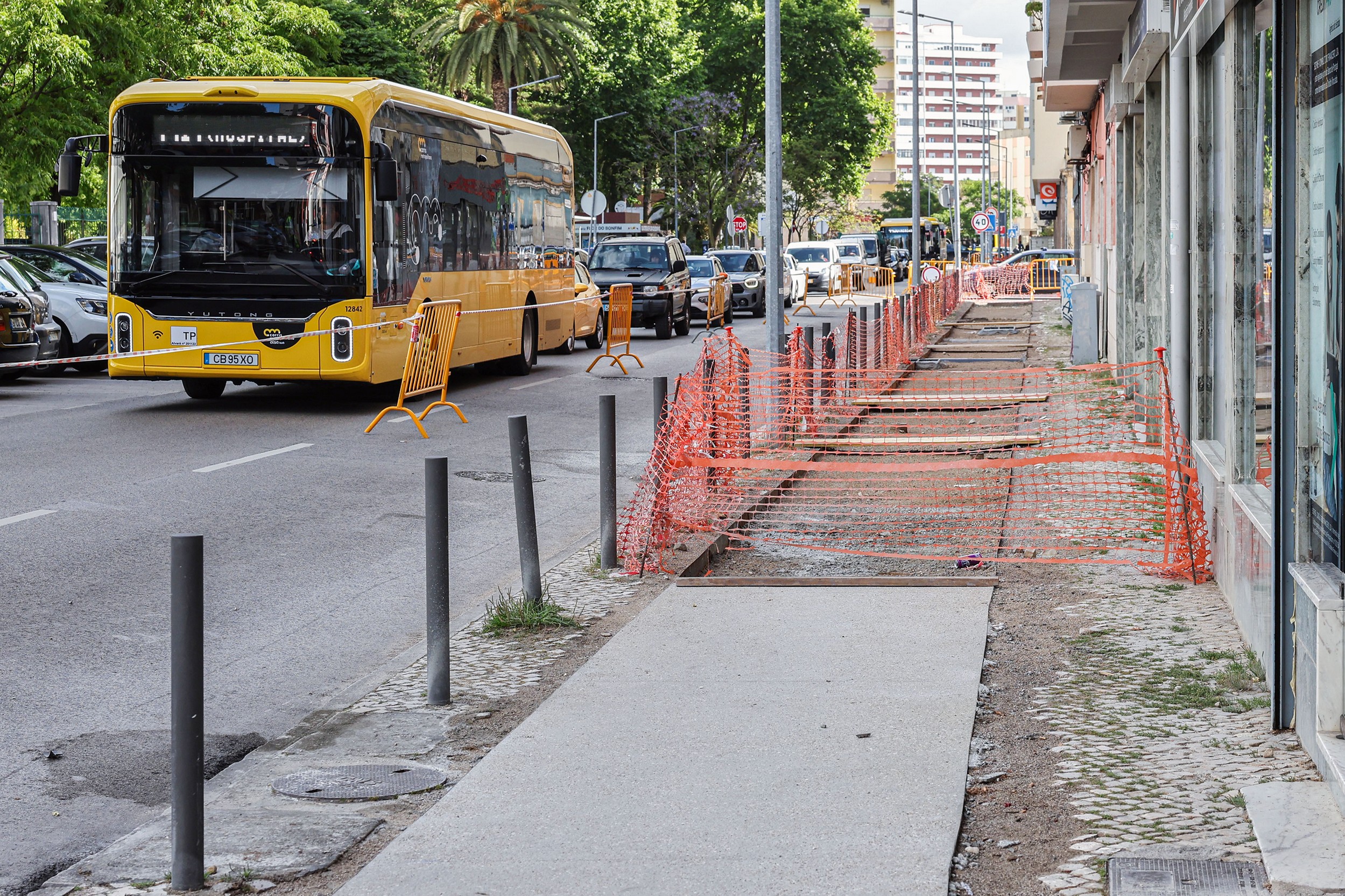Acessibilidades 360 - Avenida Alexandre Herculano - Obra em curso