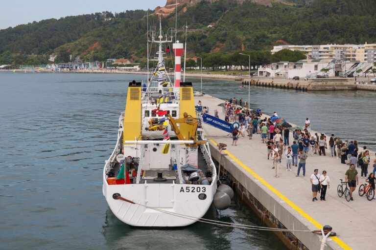 O NRP Andrómeda esteve aberto a visitas durante quatro dias no âmbito do Dia da Marinha