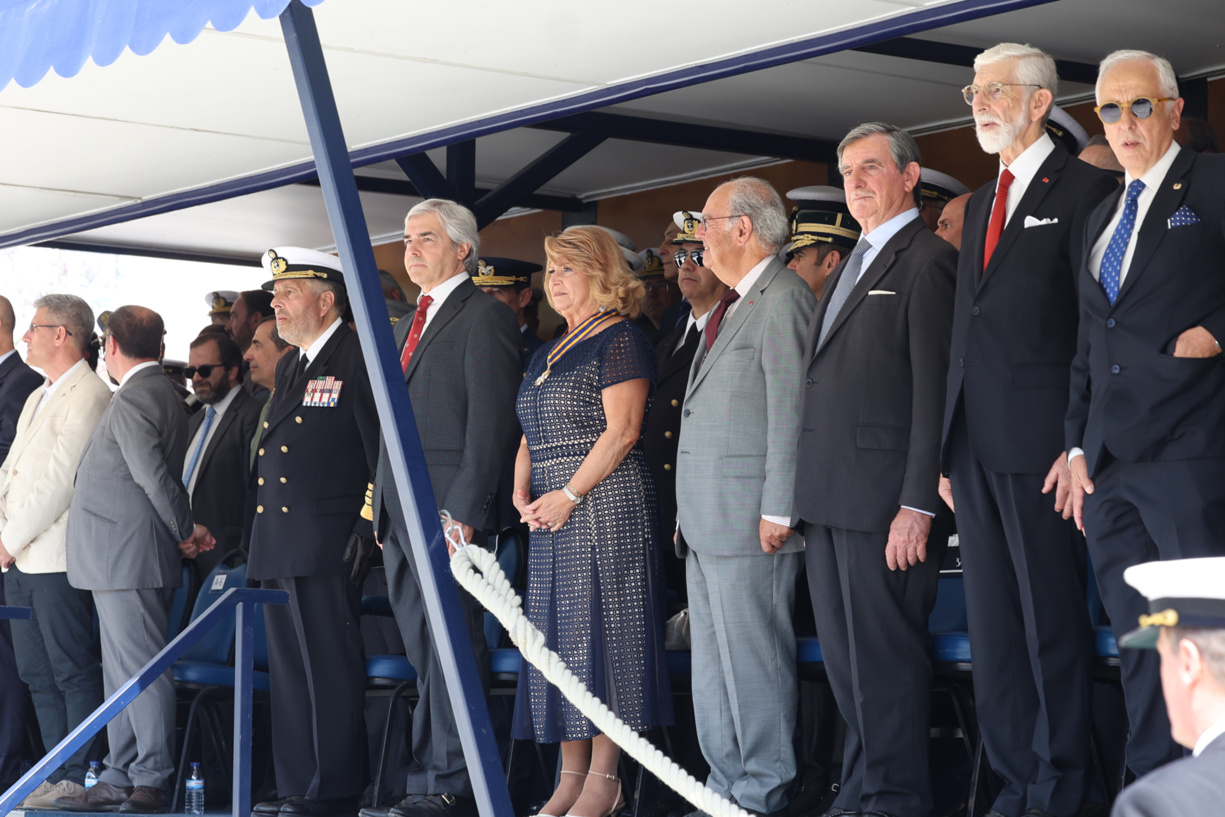 A cerimónia militar, na qual a presidente da Câmara Municipal de Setúbal, Maria das Dores Meira, foi condecorada, foi o ponto alto das Comemorações do Dia da Marinha 2026