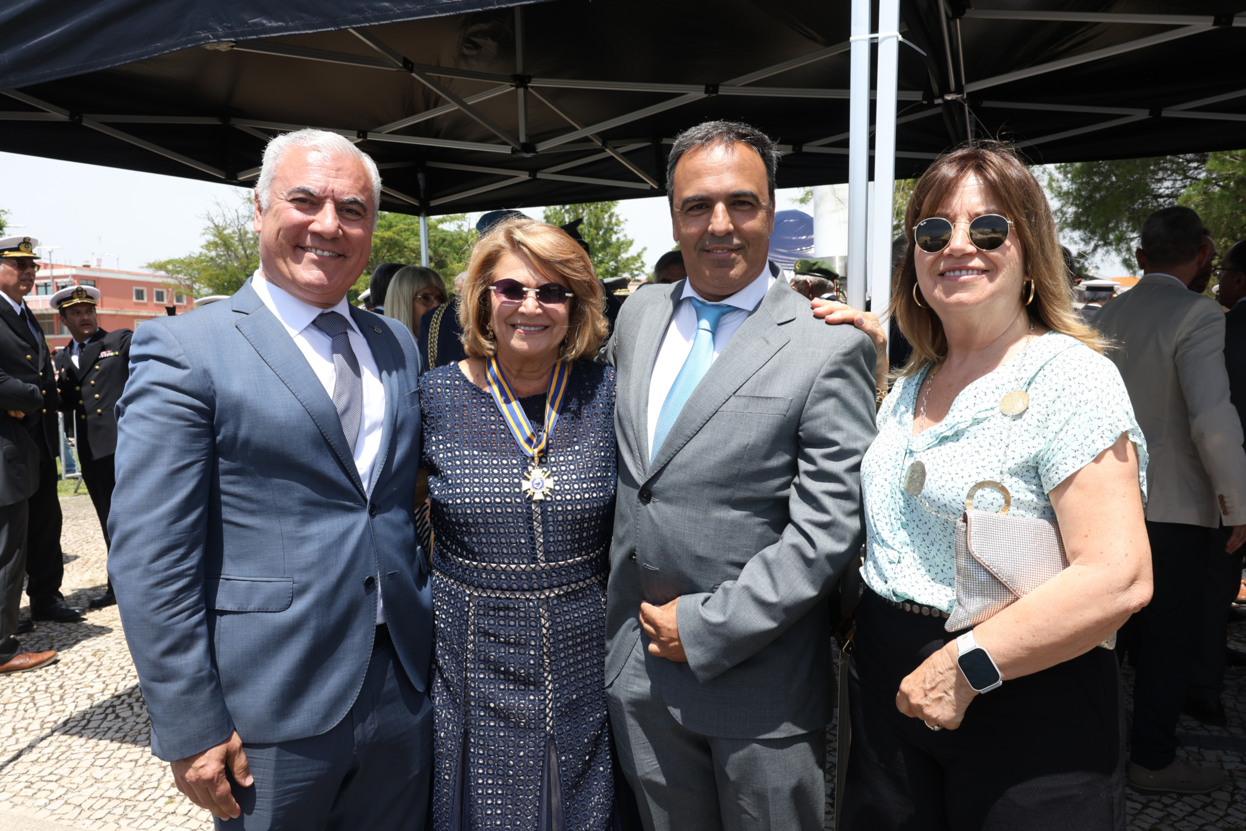 A cerimónia militar, na qual a presidente da Câmara Municipal de Setúbal, Maria das Dores Meira, foi condecorada, foi o ponto alto das Comemorações do Dia da Marinha 2026