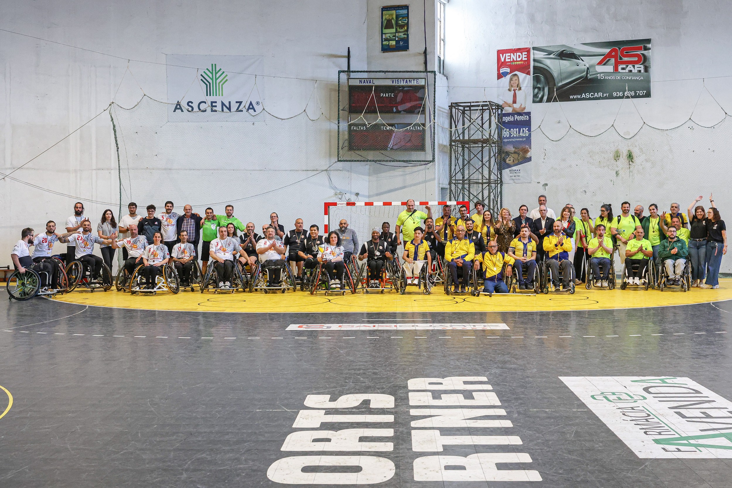 Final Four da Taça de Portugal de Andebol em Cadeira de Rodas (ACR6) disputada no pavilhão do Clube Naval Setubalense