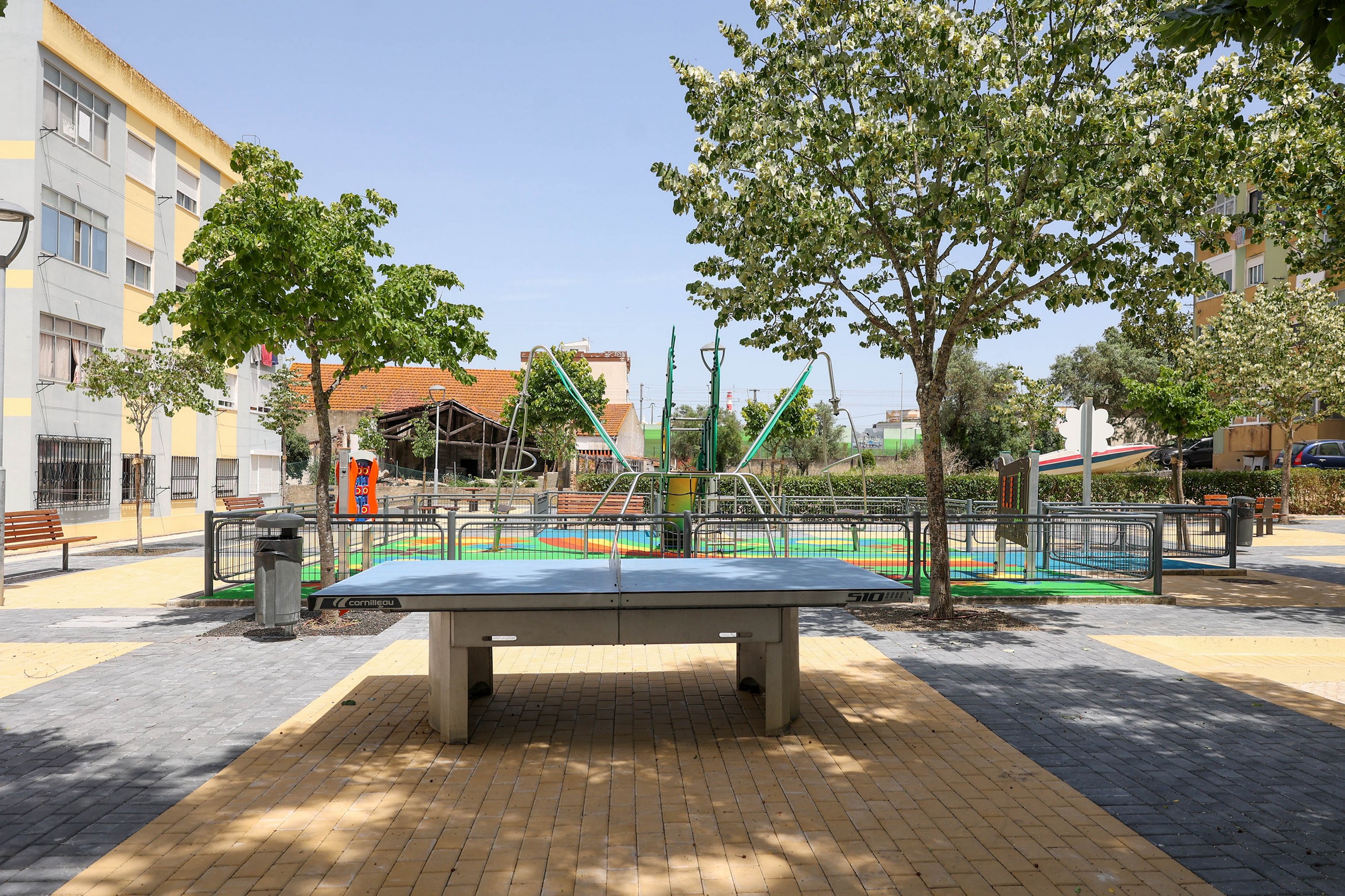 Inauguração da obra de requalificação da Praceta da Primavera, que foi dotada de um novo espaço de lazer e recreio, incluindo parque infantil, e de condições de segurança rodoviária reforçadas