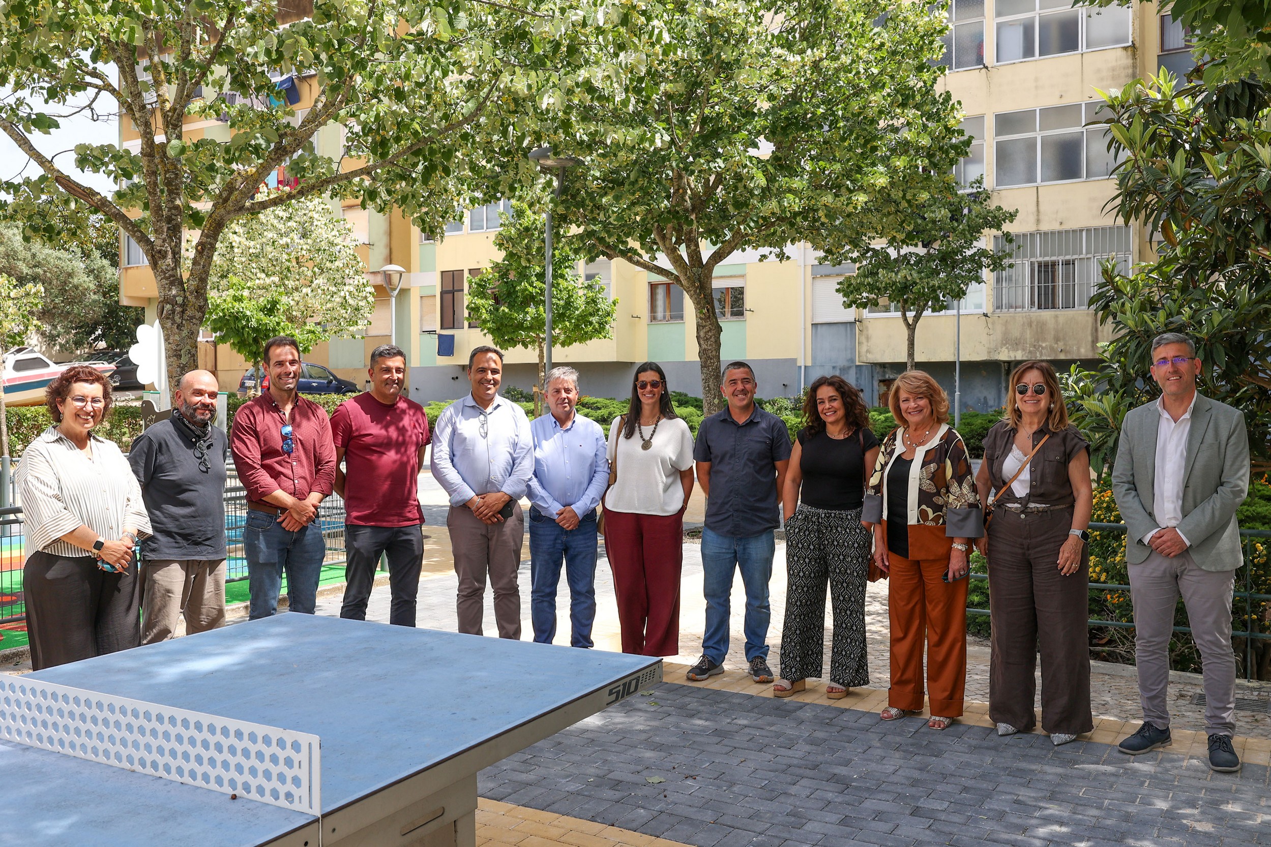 Inauguração da obra de requalificação da Praceta da Primavera, que foi dotada de um novo espaço de lazer e recreio, incluindo parque infantil, e de condições de segurança rodoviária reforçadas