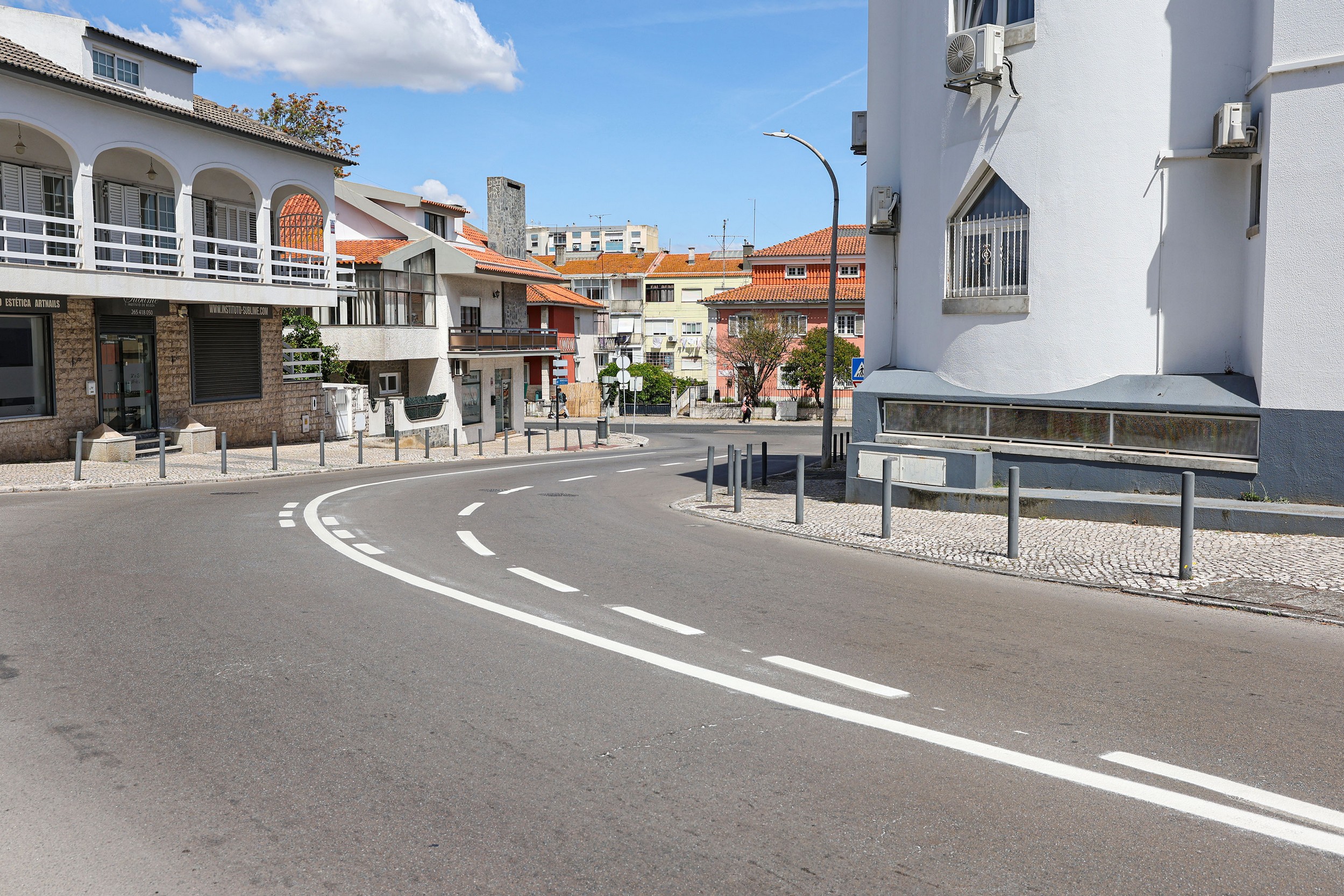 Rua de Brancanes - Pintura de eixos